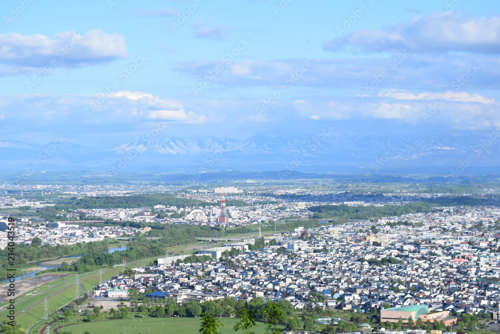 北海道旭川市の街並み