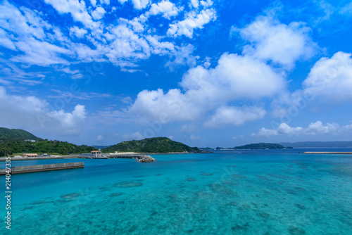 沖縄県 阿嘉島の風景