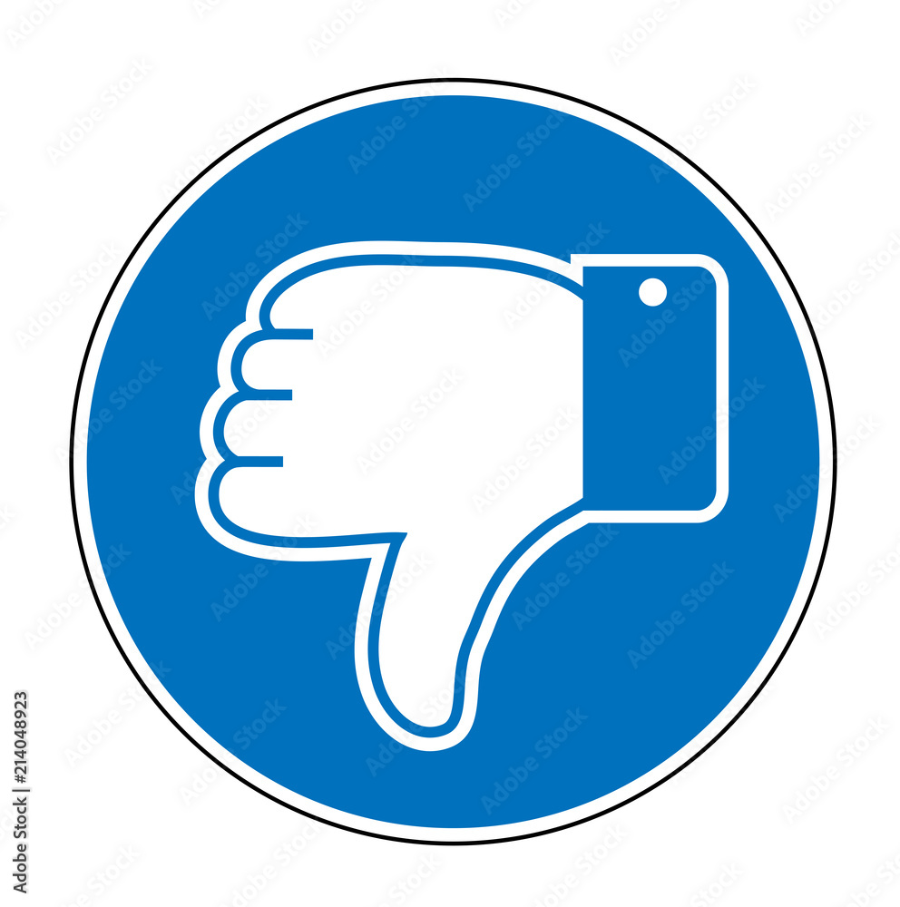 Daumen unten Button Schild,Daumen runter, Feedback Daumen,
No Like Daumen,
Vektor Illustration isoliert auf weißem Hintergrund
Daumen unten Button Schild,Daumen runter, Feedback Daumen,
No Like Daumen,
Vektor Illustration isoliert auf weißem Hintergrund