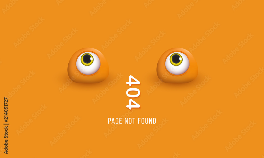 404 page not found Humorous concept of computer error with funny 3d eyes 404 page not found Humorous concept of computer error with funny 3d eyes