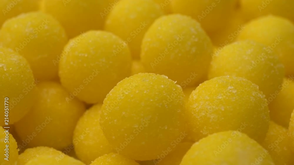 Sweet lemon candy Mixed of Snack Sugar rotate background. Sweet lemon candy Mixed of Snack Sugar rotate background.