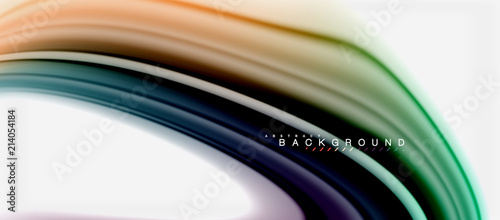 Rainbow fluid colors abstract background twisted liquid design, colorful marble or plastic wavy texture backdrop, multicolored template for business or technology presentation or web brochure cover