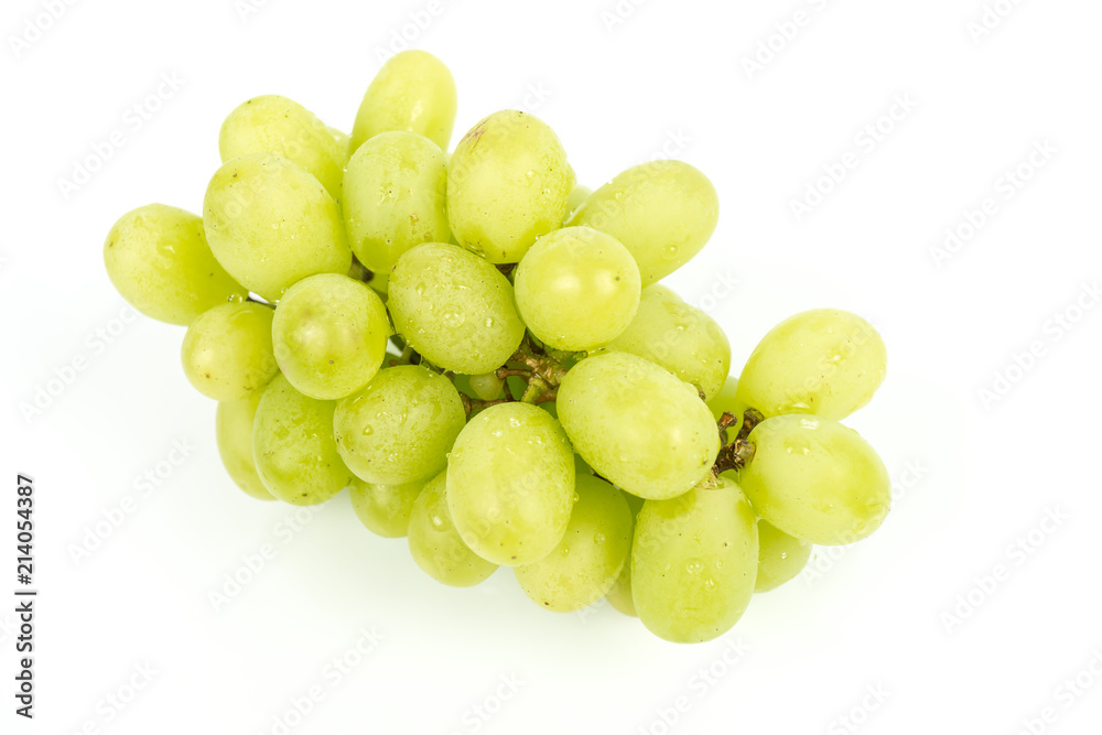 Fresh grapes on a white background Fresh grapes on a white background