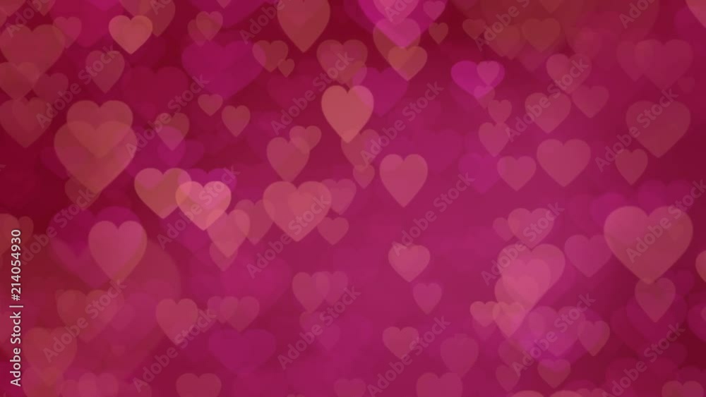 Valentine's day loopable abstract motion background with red and purple colors, falling rays and multiple floating hearts, endless loop, 4k UHD Valentine's day loopable abstract motion background with red and purple colors, falling rays and multiple floating hearts, endless loop, 4k UHD