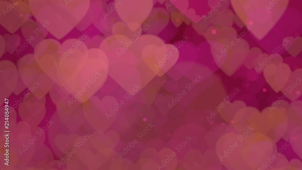 Valentine's day loopable abstract motion background with red and purple colors, falling rays and multiple floating hearts, endless loop, 4k UHD Valentine's day loopable abstract motion background with red and purple colors, falling rays and multiple floating hearts, endless loop, 4k UHD