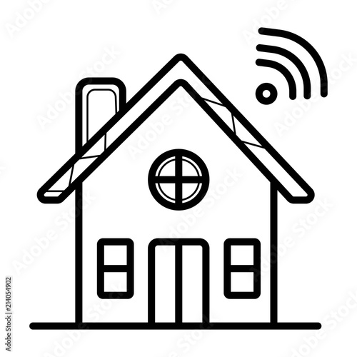 Home internet connection icon