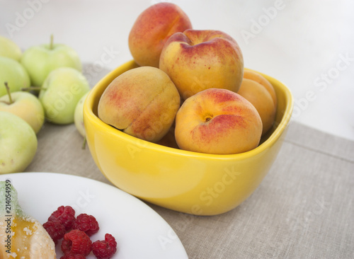 Bowl of apricots