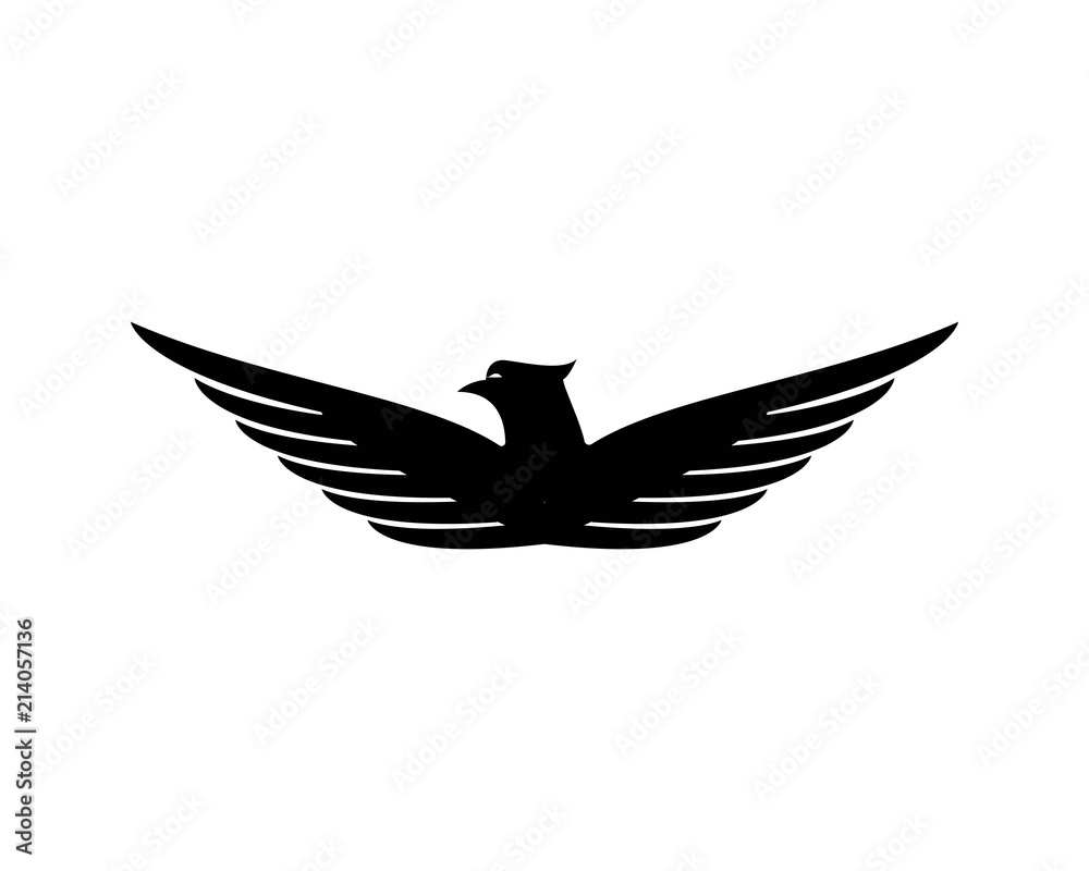 Fototapeta premium Falcon Wing Logo