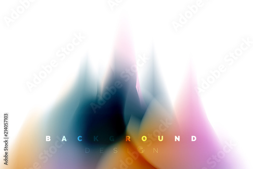 Holographic paint explosion design, fluid colors flow, colorful storm. Liquid mixing colours motion concept, trendy abstract background layout template for business presentation, app wallpaper banner