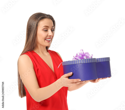 Beautiful young woman with ...