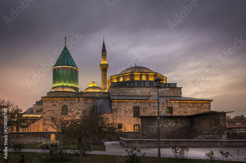 maulana tomb in konya Turkey photo