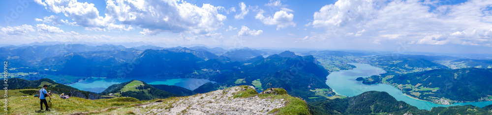 Panorama Seenlandschaft Salzkammergut