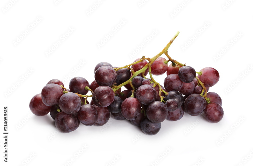 Fototapeta premium Cardinal grapes isolated on white background