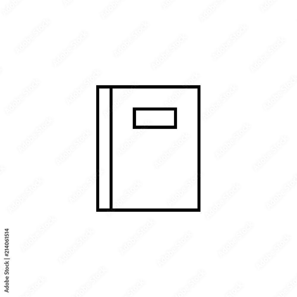 Notebook icon, simple Notebook icon, simple