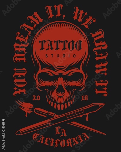 Tattoo vintage emblem