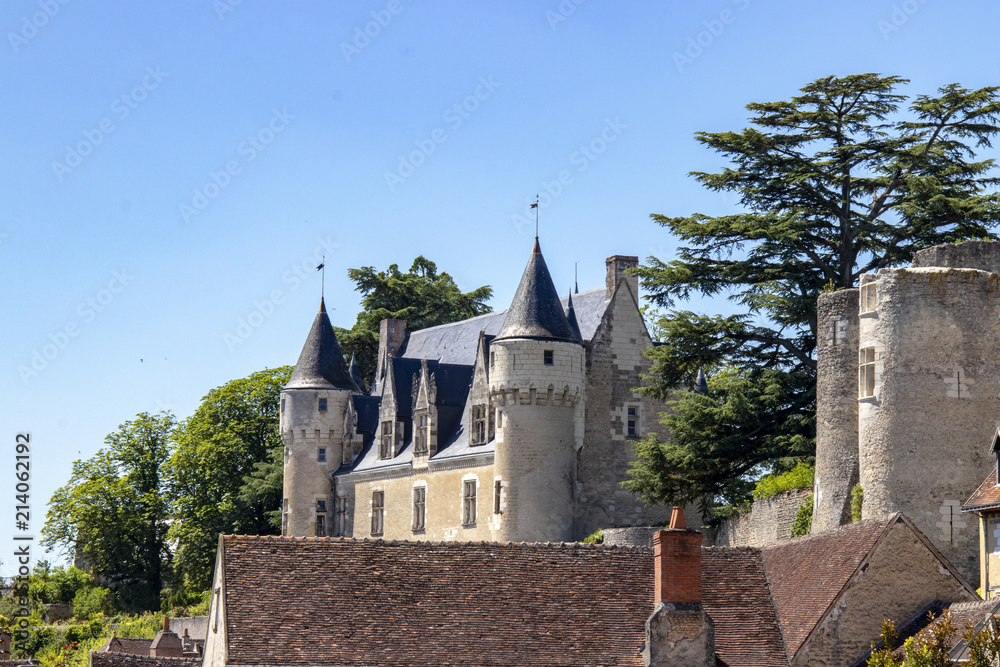 Fototapeta premium Montrésor. Le château. Indre-et-Loire. Pays de Loire
