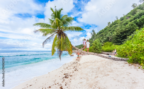plage d anse Fourmis  la Digue  Seychelles