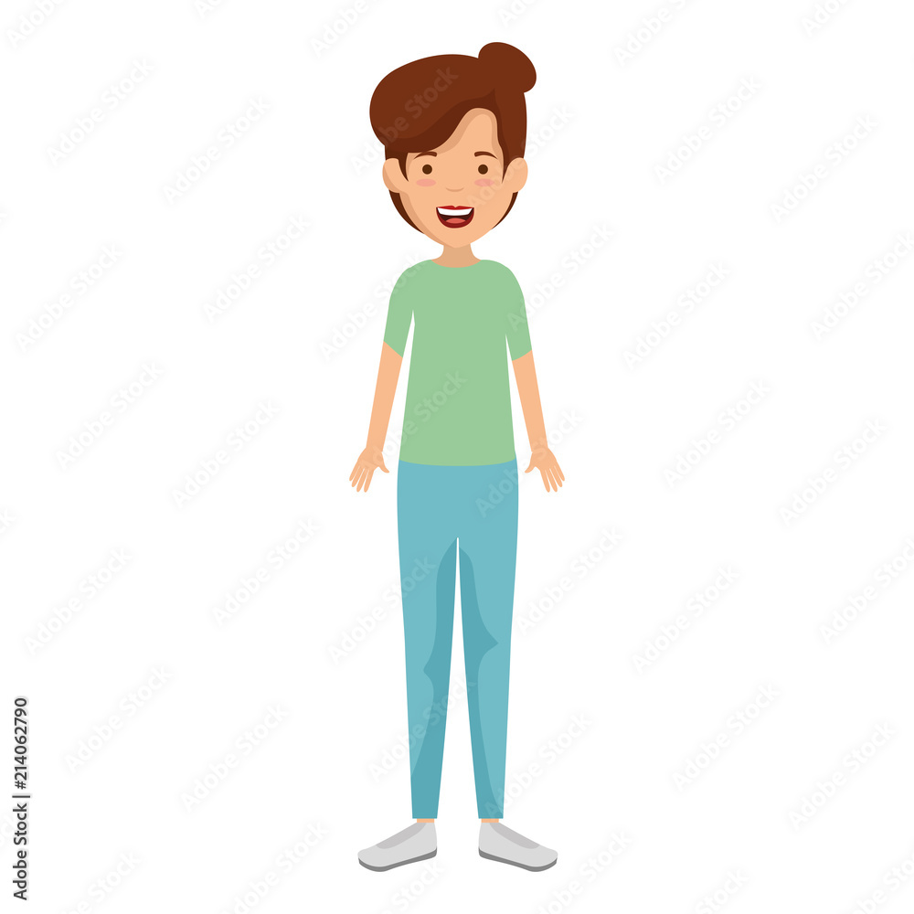 beautiful and young woman character beautiful and young woman character