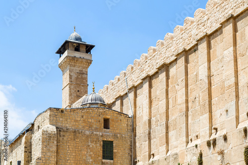 Tableau sur toile Cave of the Patriarchs, Cave of Machpelah in Hebron, Israel