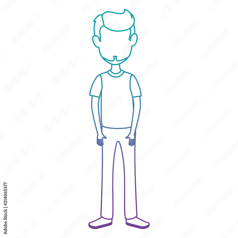 young man avatar character vector illustration design young man avatar character vector illustration design
