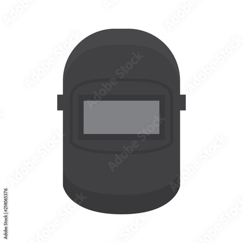 Welding Helmet Isolated Flat Vector Icon