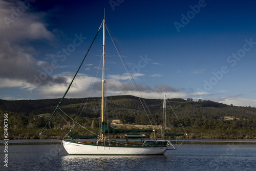 Boat on Huon Tasmania