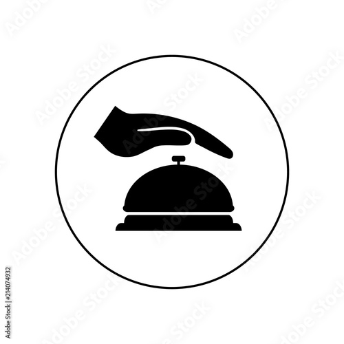 Bell icon, logo