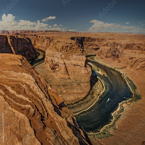 Sunrise at Mather Point, Grand Canyon National Park, Arizona. Photo Shows a Group of Tourists Watching Sunrise at Mather Point which is famous for Sunrise. photo