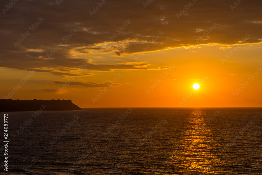 Naklejka premium Sunset