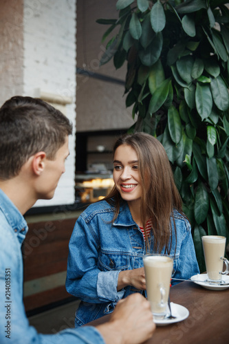 Couple With Coffee On Date