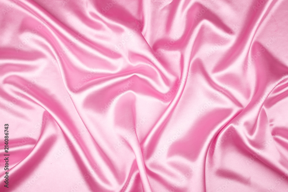 Pink luxury satin fabric texture for background Pink luxury satin fabric texture for background