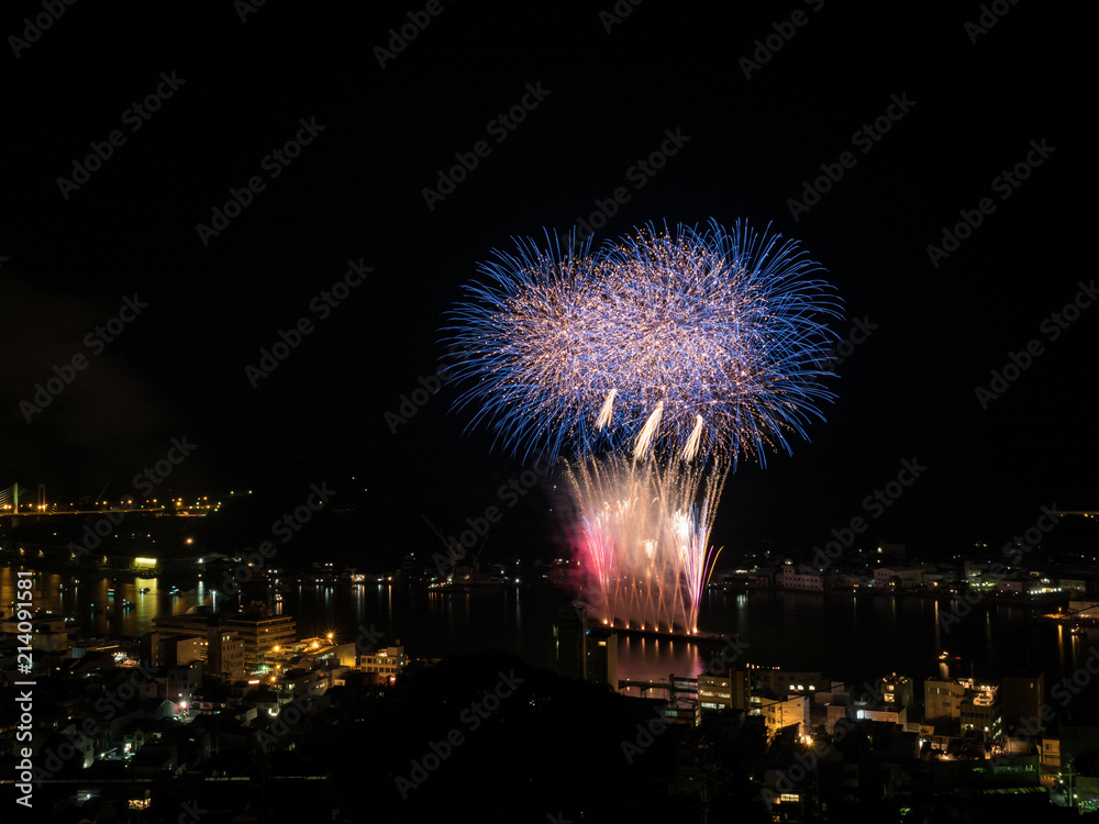 尾道の花火大会stock Photo Adobe Stock