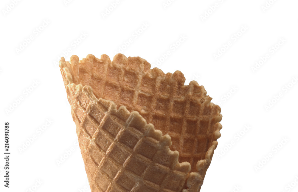 waffle cone tasty one in isolation waffle cone tasty one in isolation