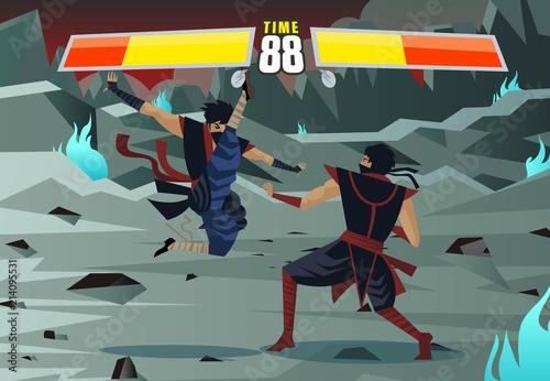 fighting videogame characters