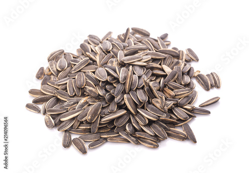 Sunflower seed isolated on white background