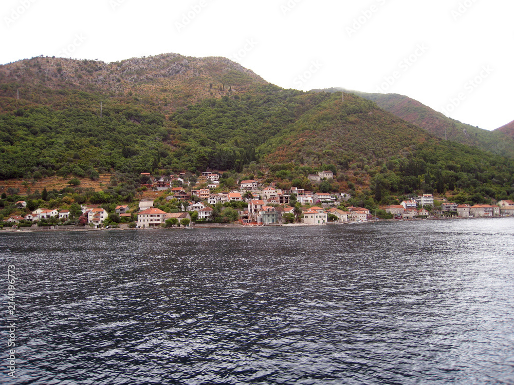 sea, water, coast, island, landscape, panorama, beach, town, sky, travel, city, summer, mediterranean, ocean, nature, croatia, view, blue, architecture, coastline, europe, tourism, lake, port, bay