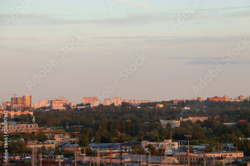 Yaroslavl. View of the city in the light of the setting sun © Александра Распопина