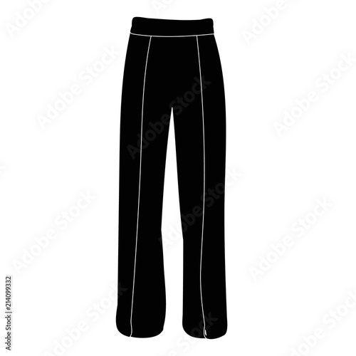 icon, silhouette of women's pants