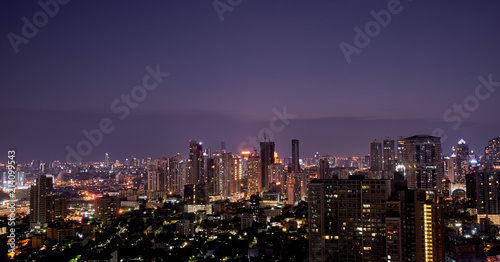 scenic of night view of cityscape building and skyline © bank215