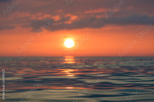 sun track on the calm sea © Luka