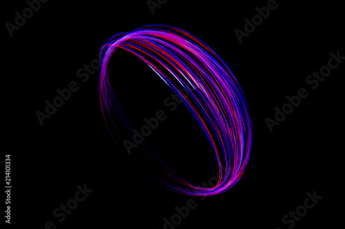 Light curve and spin, From LED light.