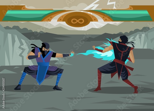 fighting videogame characters