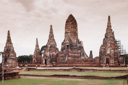 Ruin pagoda of Wat Chai Watthanaram, Ayutthaya, Thailand © PixHound