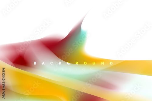Holographic paint explosion design, fluid colors flow, colorful storm. Liquid mixing colours motion concept, trendy abstract background layout template for business presentation, app wallpaper banner