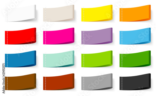 Textile Label Set Color Mix