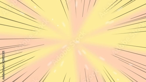 Animation of Comic speed background