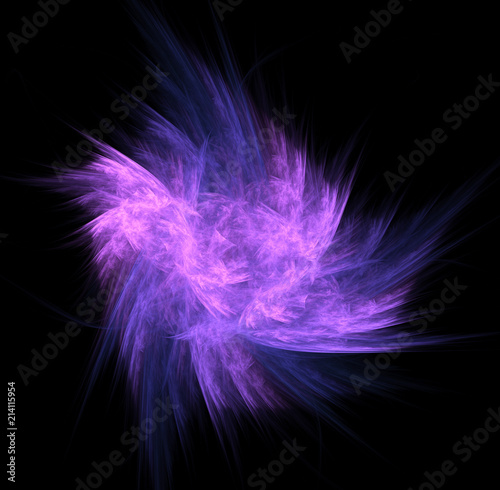 Fluffy pink flash abstract background