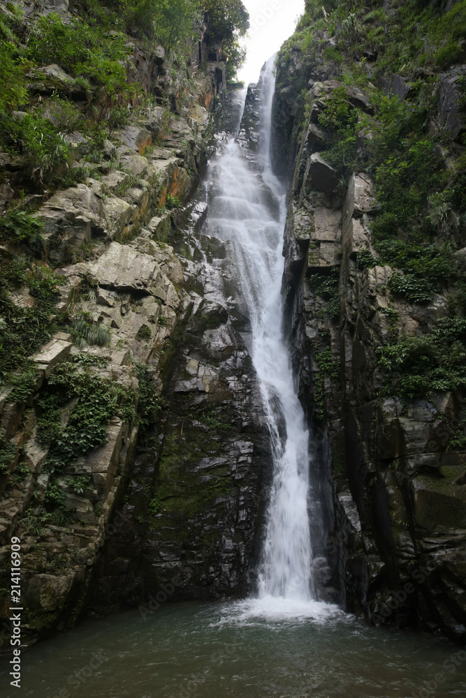 China mountain stream falls