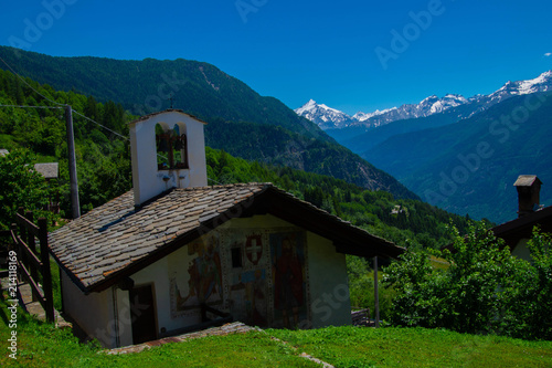 cheversel in val aoste ,italy photo