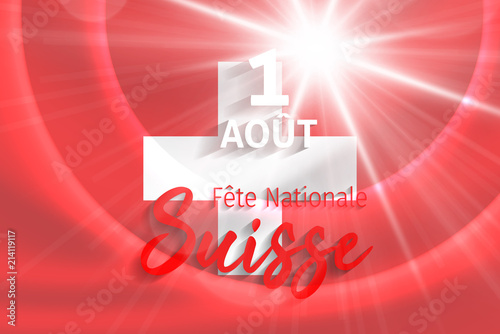 Fête nationale Suisse. photo